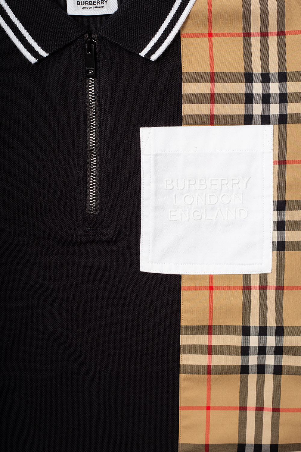 Burberry polo discount shirt kids grey